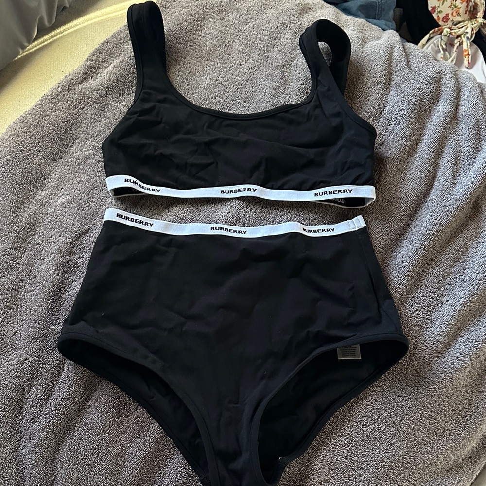 Burberry Black Swimwear Set